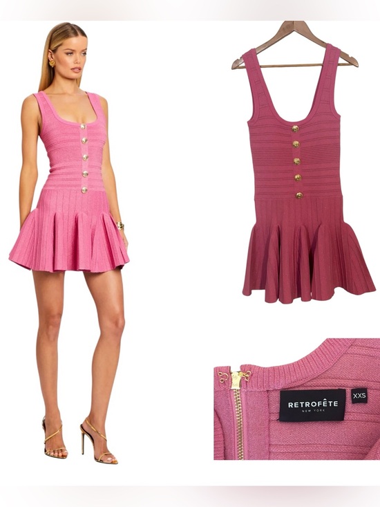 Retrofete Dresses & Skirts - Retrofête Brooke Metallic Bandage Knit Dress